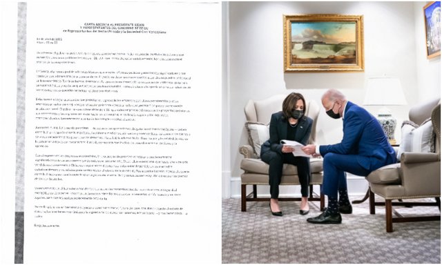 Opositores venezolanos envían carta a Biden Opositores venezolanos envían carta a Biden