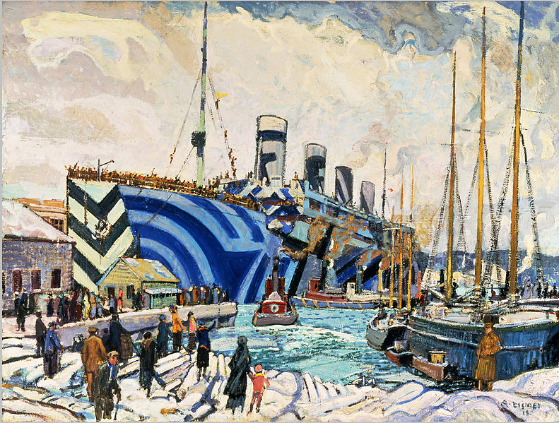 791px-Arthur_Lismer_-_Olympic_with_Returned_Sold