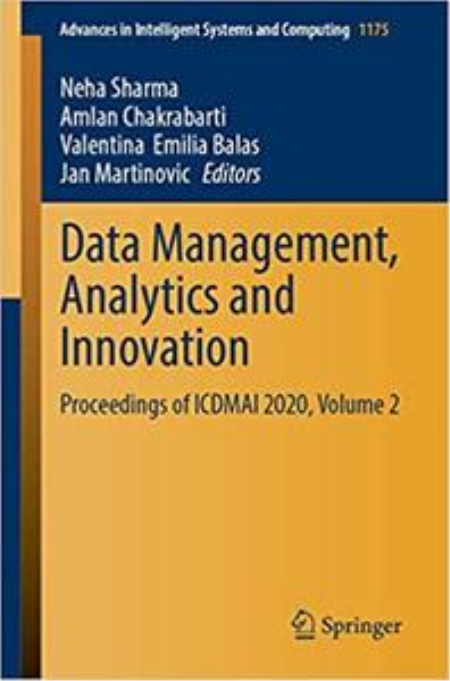 Data Management, Analytics and Innovation: Proceedings of ICDMAI 2020, Volume 2