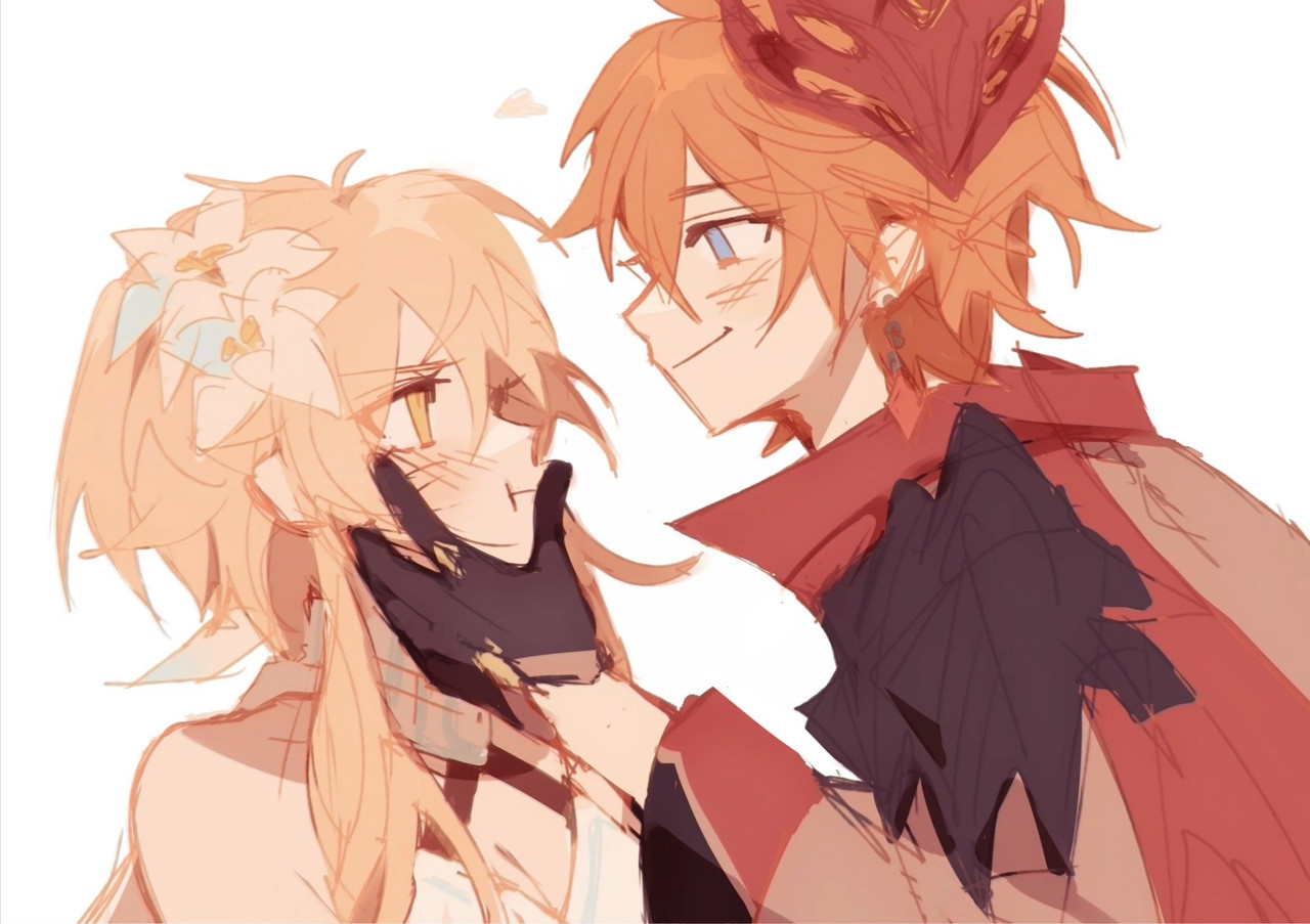 ChiLumi Art by @luwwakk on twt