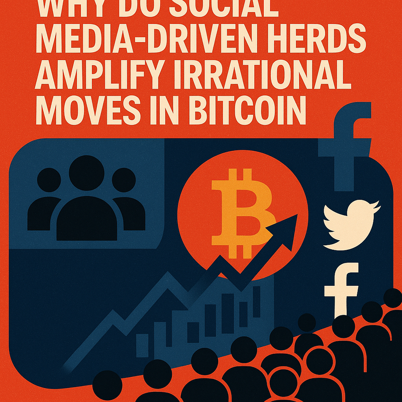 Why do social media-driven herds amplify irrational moves in Bitcoin