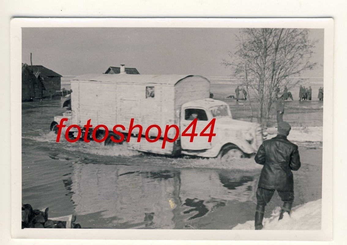 Foto LKW Wintertran , Feldküche