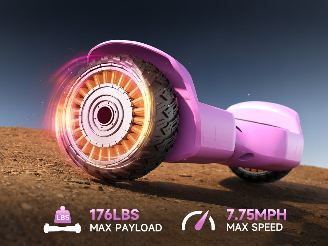 Hoverboard Gyropode pour Enfant et Adulte 6.5 Pouces avec Bluetooth et