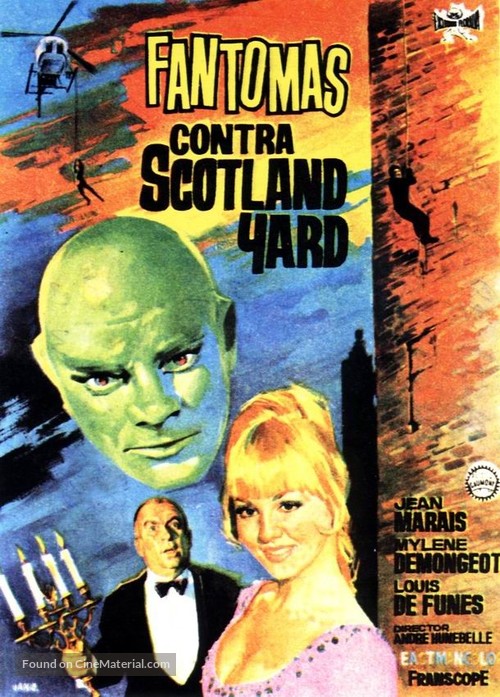 Fantomas kontra Scotland Yard / Fantomas vs. Scotland Yard (1967) PL.720p.BDRip.XviD.AC3-DReaM / Lektor PL