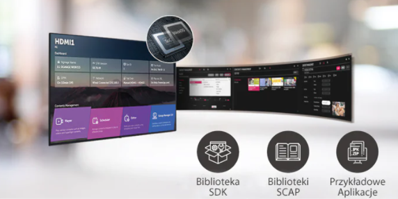 Plataforma Smart Signage Tizen para gerenciamento de conteúdo