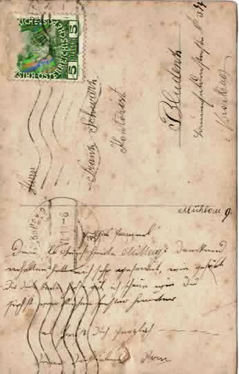 Ansitz Sternbach - Oma am Fenster - Rückseite