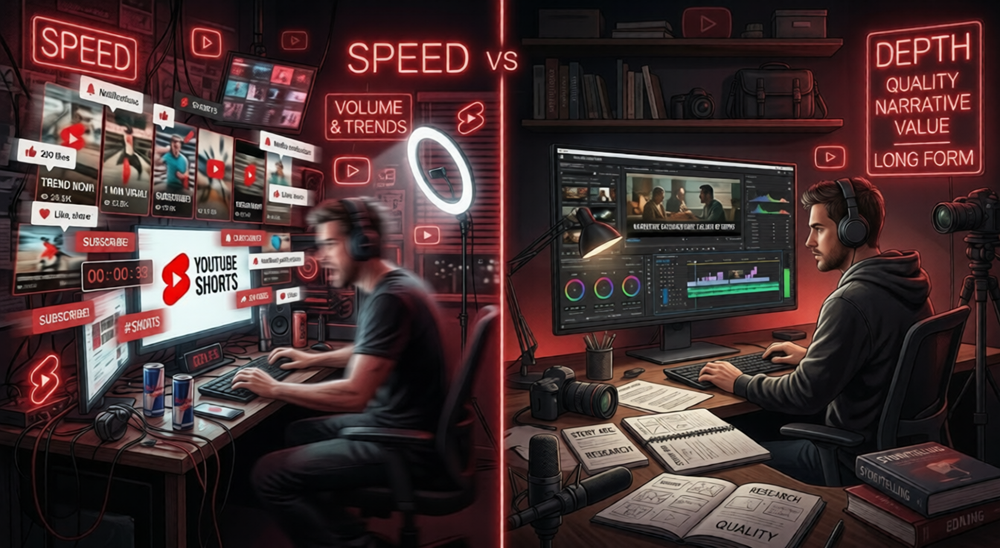 Xu hướng YouTube 2026: video dài hơn, Shorts bùng nổ, siết nội dung kiếm tiền nhanh, AI ảnh hưởng và chiến lược content cần cân bằng hơn.