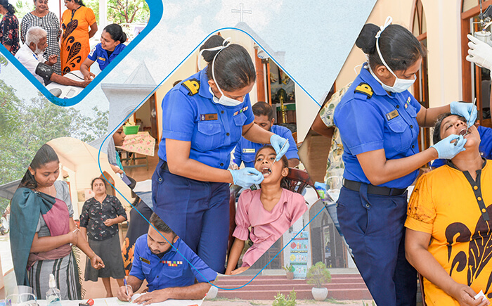 නාවික හමුදාව මඟින් විශේෂ වෛද්‍ය හා දන්ත වෛද්‍ය සායනයක් පවත්වයි