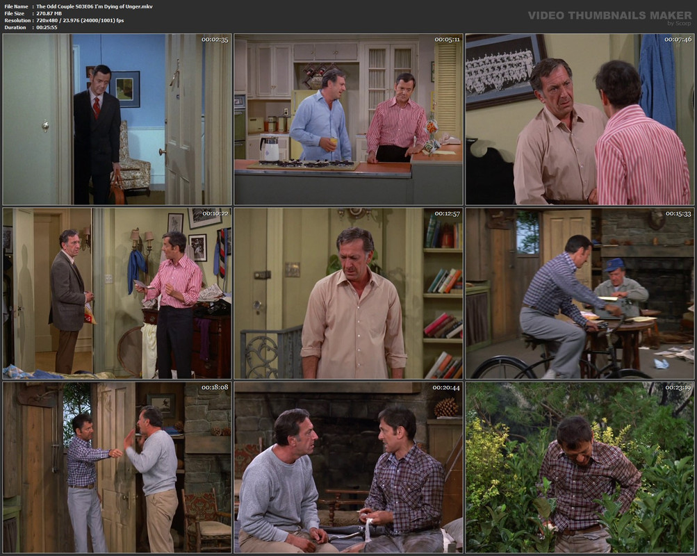 The Odd Couple S03E06 I'm Dying of Unger.mkv