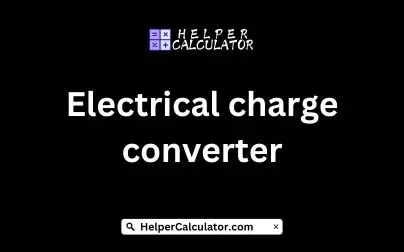 Electrical charge converter