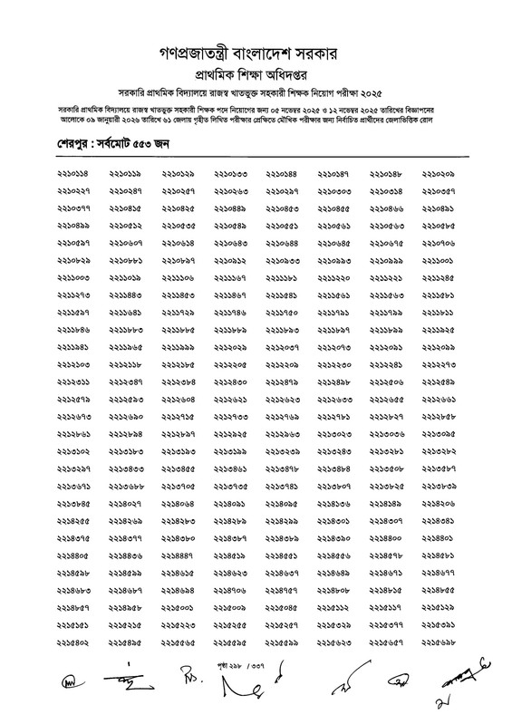 Primary-MCQ-Exam-Result-2026-PDF-300