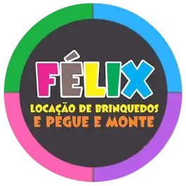 Logotipo da Félix Locação de Brinquedos - Cliente CODifique.