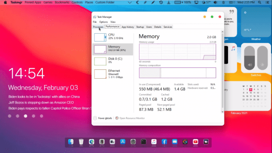Windows 10 1909 MacOS Lite Edition x64 February 2021 Windows 10 1909 MacOS Lite Edition x64 February 2021
