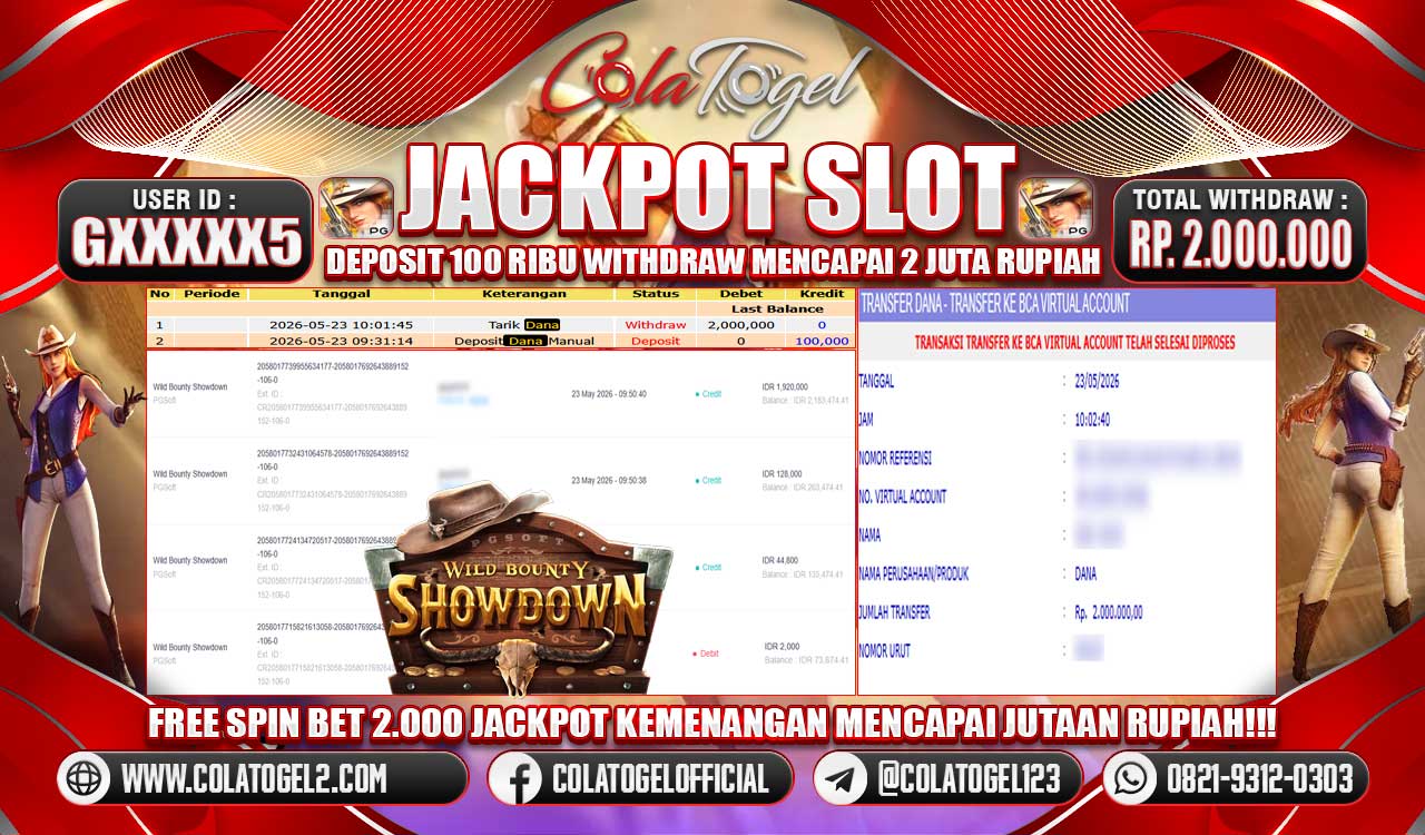 JACKPOT SLOT GACOR!!