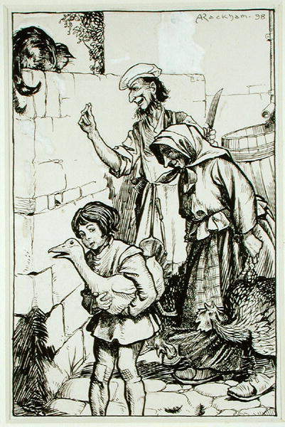 1-Arthur-Rackham-A-Tom-Cat-of-Sir-Alured-Dennes-illustration-from-The-Ingoldsby-Legends-or-Mirth