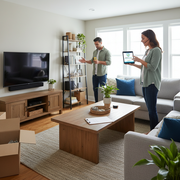 Homeowner attending fire safety and flood prevention workshops