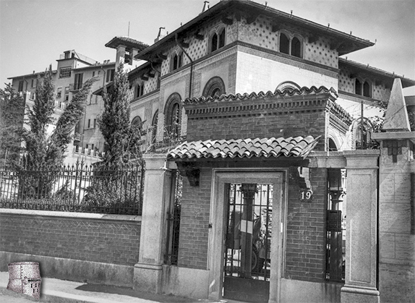 La Villa Fossati, sede milanesa de la Banda Koch