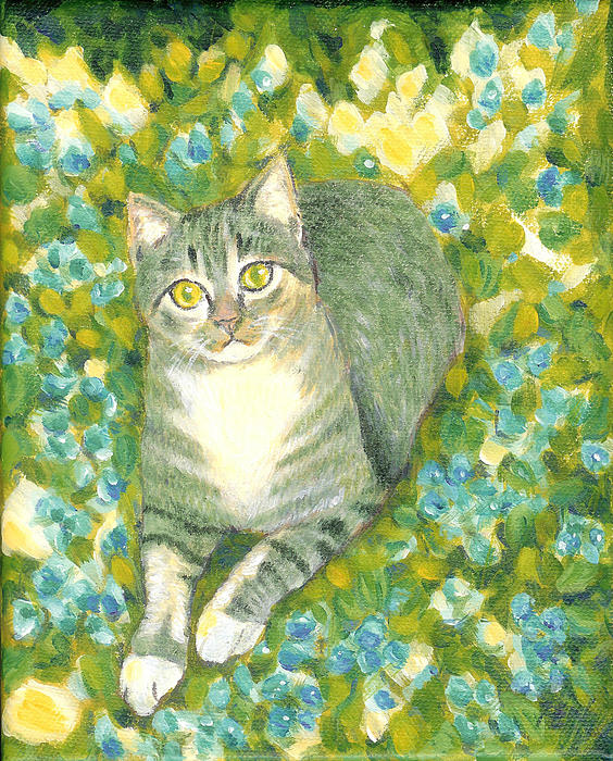 a-cat-and-flowers-jingfen-hwu
