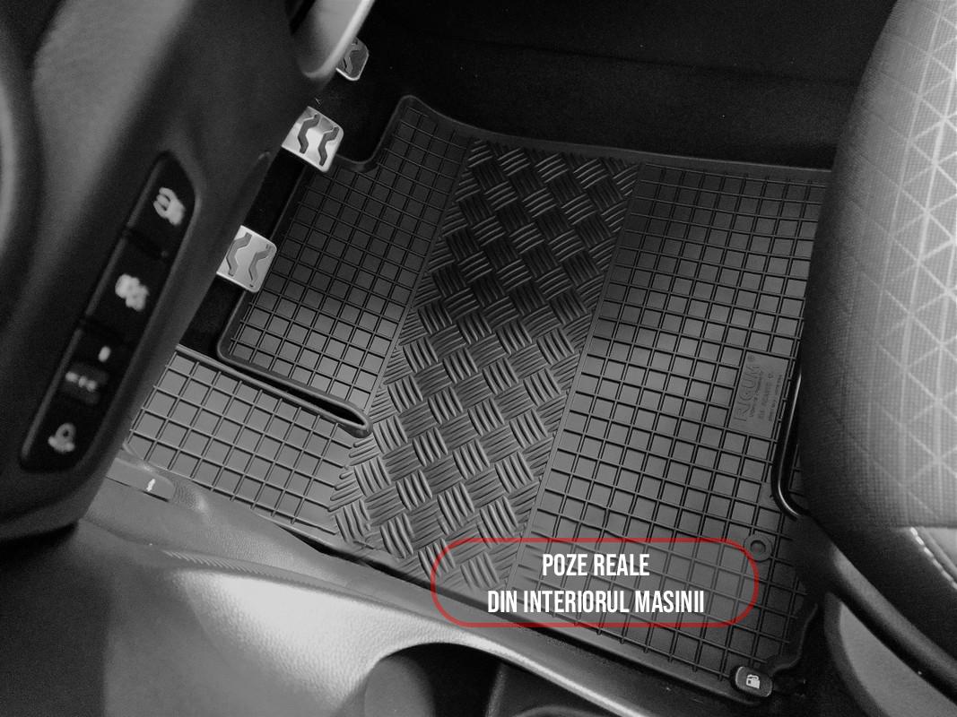 Set 4 covorase Kia Picanto 2021-prezent, din cauciuc 100%, compatibile cu autoturismul KIA Picanto