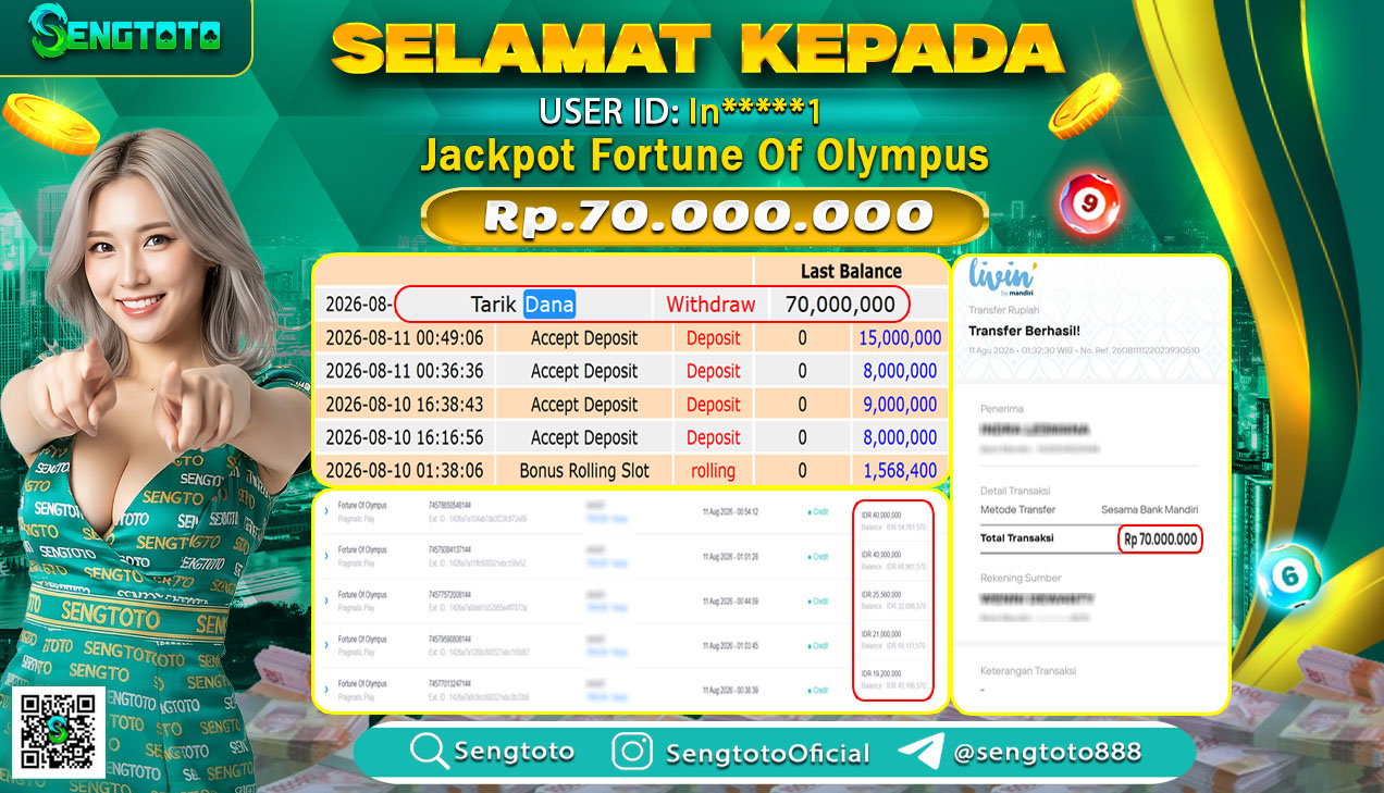 BUKTI PEMBAYARAN SLOT FORTUNE OF OLYMPUS
