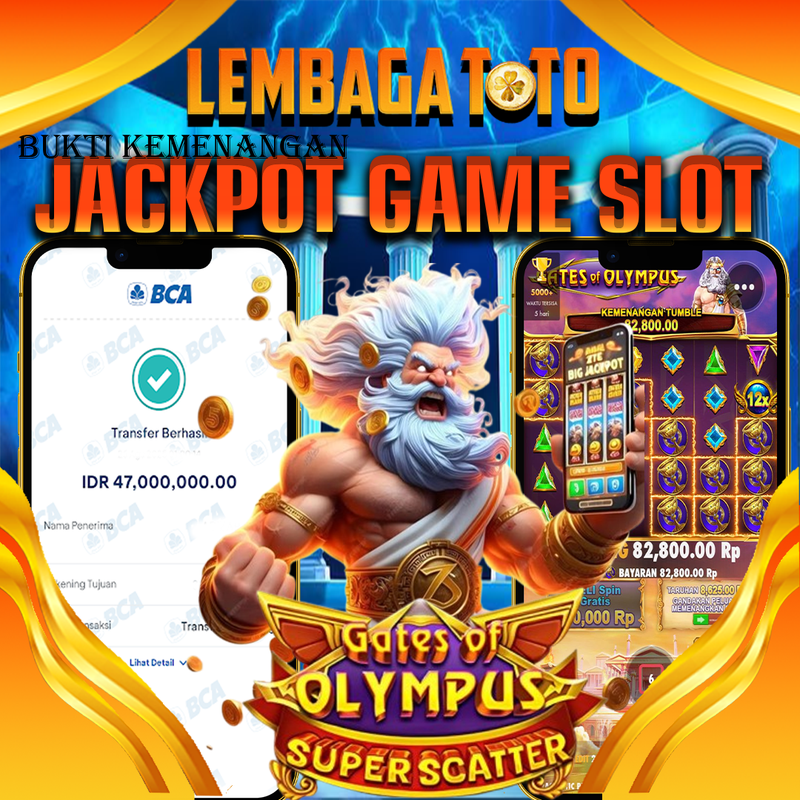 BUKTI JACKPOT 29 AGUSTUS LEMBAGATOTO GATES OF OLYMPUS SUPER SCATTER  Rp.47.000.000,- LUNAS