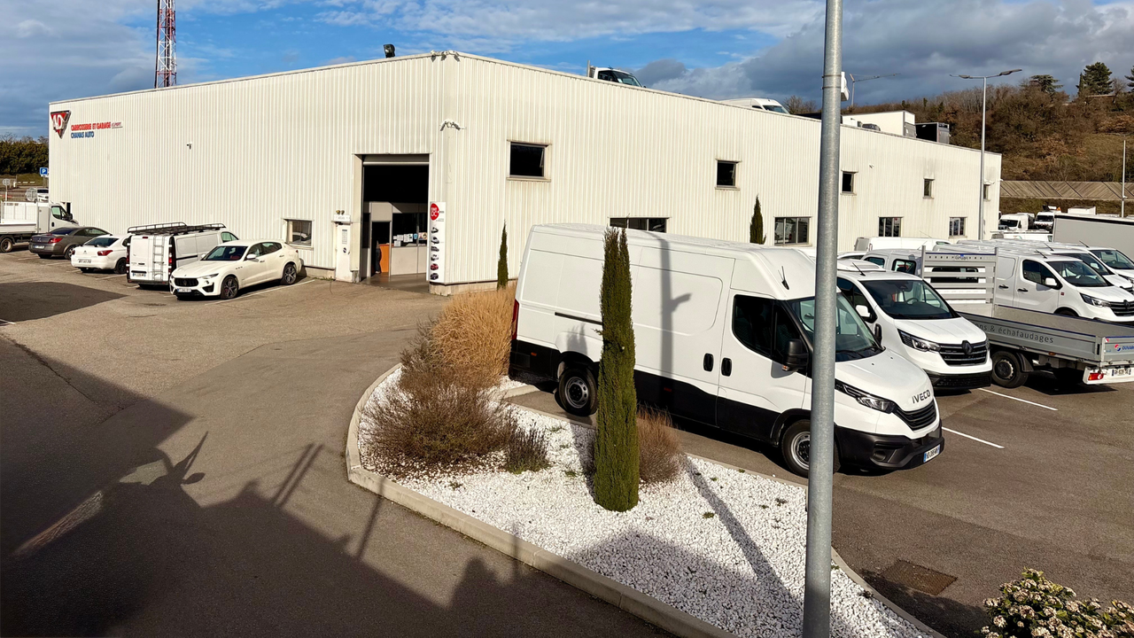 Extérieur de l'atelier Chanas Auto