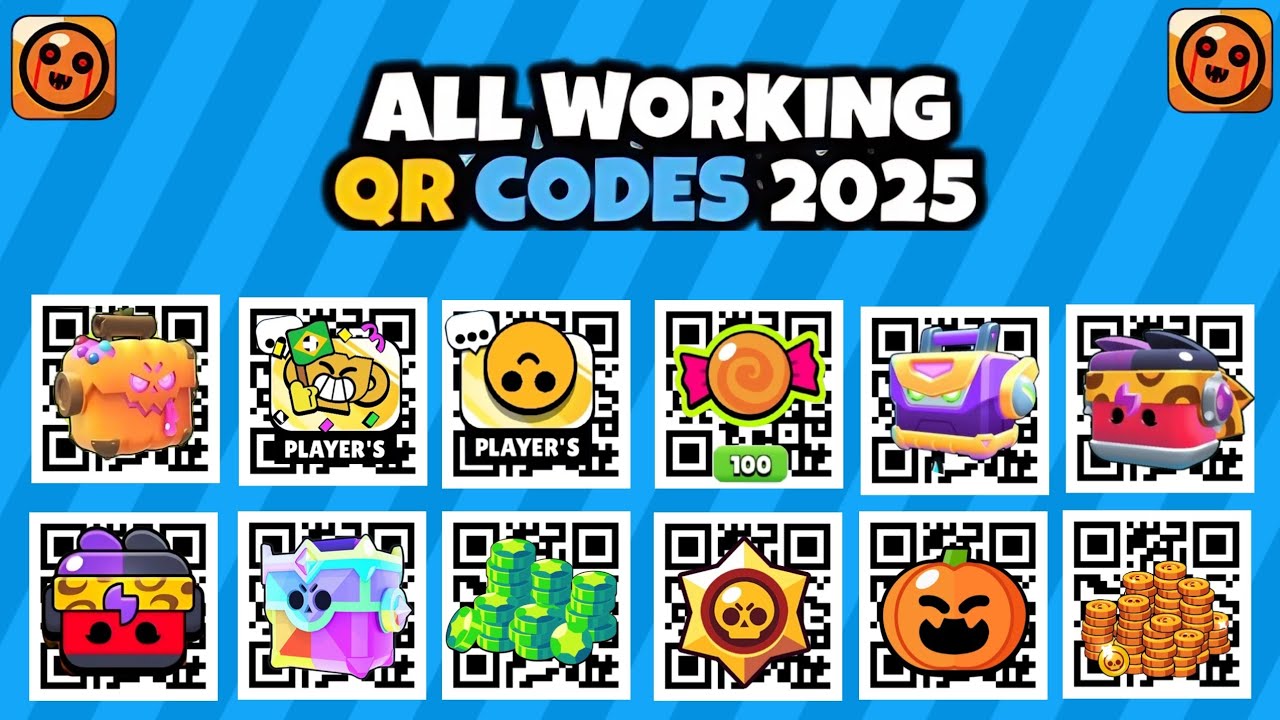 Brawl Stars QR Codes 2025