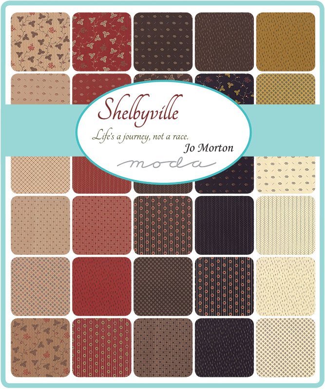 MODA FABRICS - Shelbyville - Brown - #3843- 752106487628 - Quilt in a Day /  Quilting Fabric
