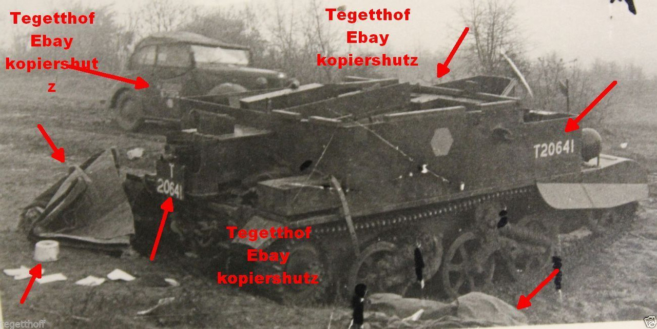 WH PANZER UND zerstörte ENGLISCHE PANZER GRIECHE