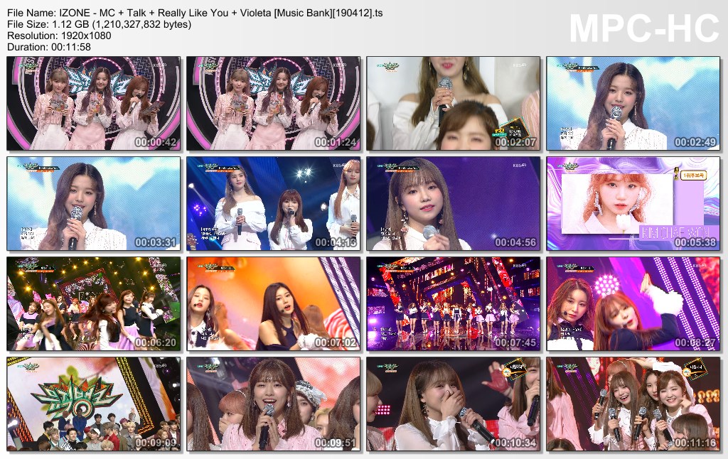 IZONE - MC   Talk   Really Like You   Violeta [Music Bank][19041