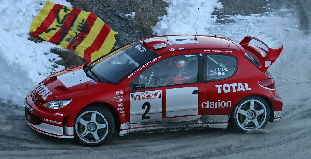 Peugeot-206WRC (2003 Burns КК 2, КЧ 4)