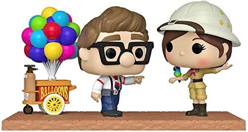 Amazon Oferta por tiempo limitado: Funko Pop Moment: Disney - Up - Carl Y Ellie W/ Balloon Cart 8 1152 (Special Edition) 