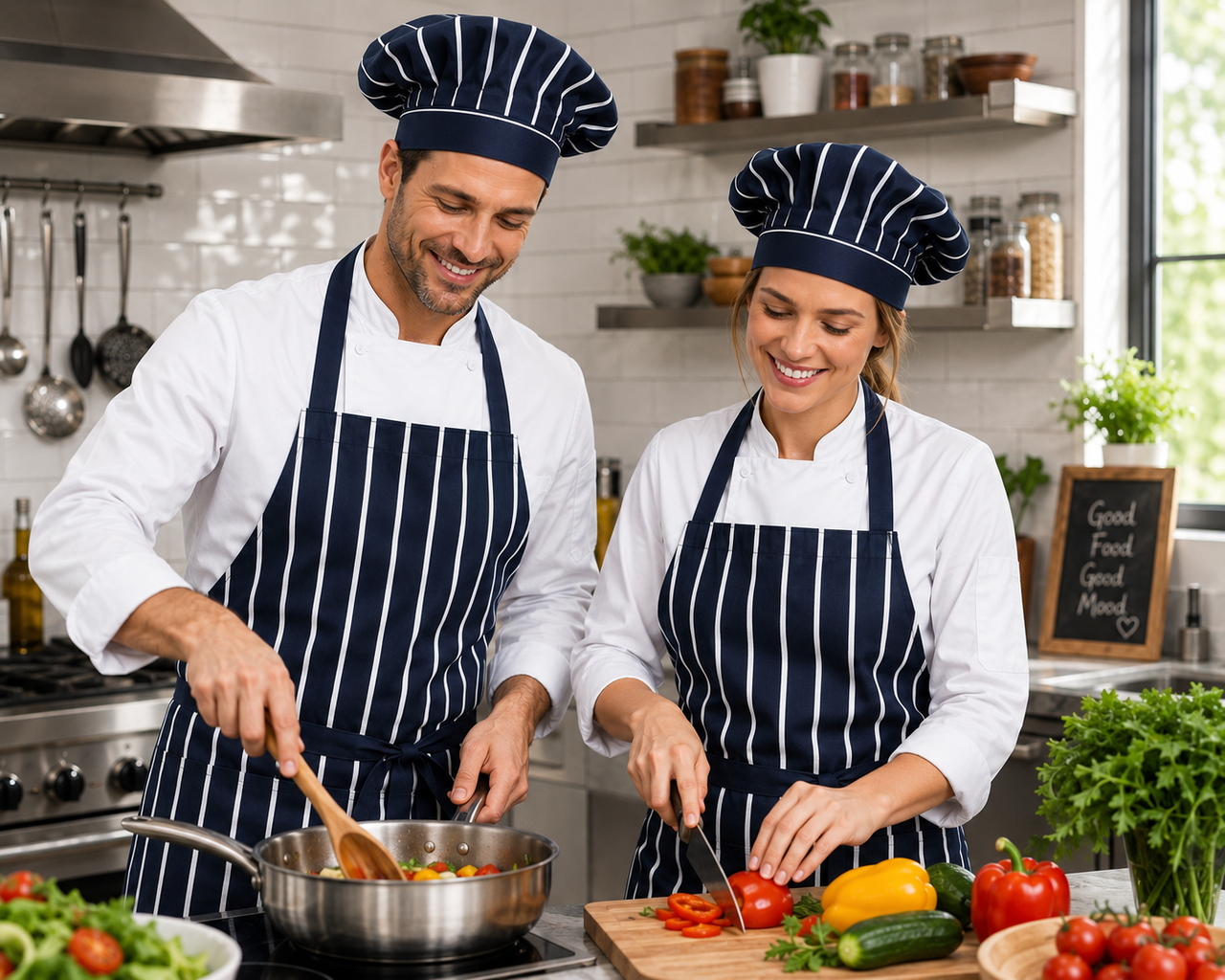 Chef Apron and Hat Product Image