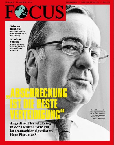 Cover: Focus Nachrichtenmagazin No 17 vom 19  April 2024