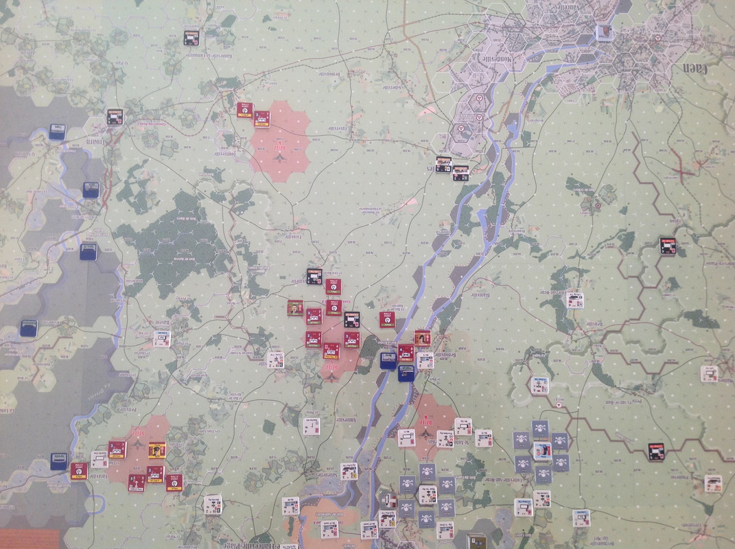 6ª aerotranportada, Caen, este río Orne