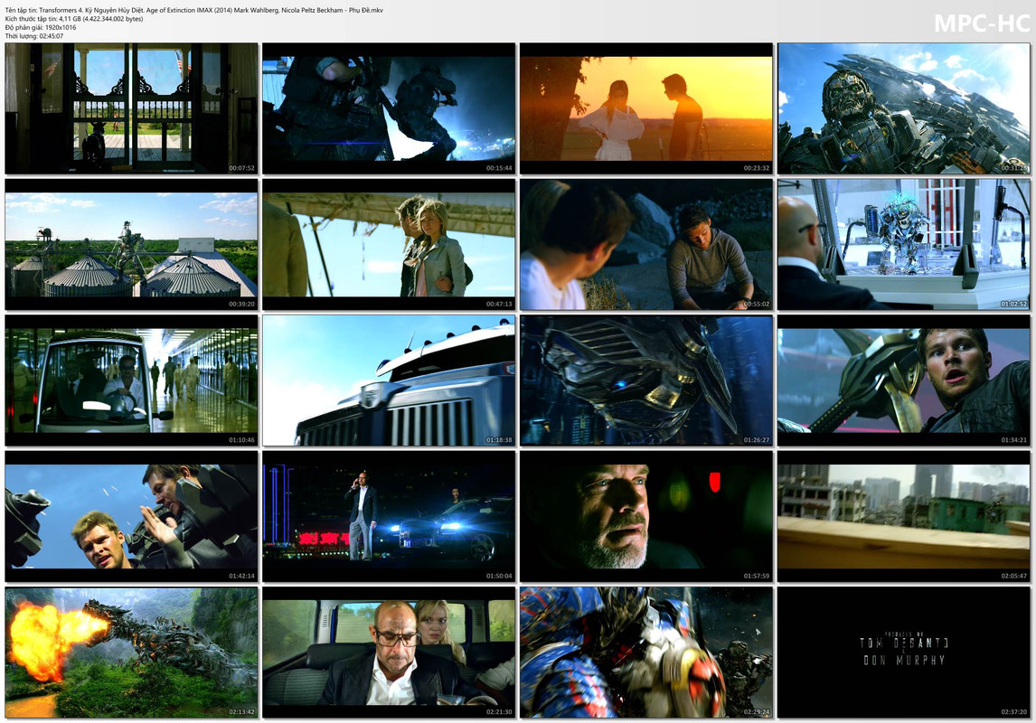 Transformers 4. Kỷ Nguyên Hủy Diệt. Age of Extinction IMAX (2014) Mark Wahlberg, Nicola Peltz Beckha