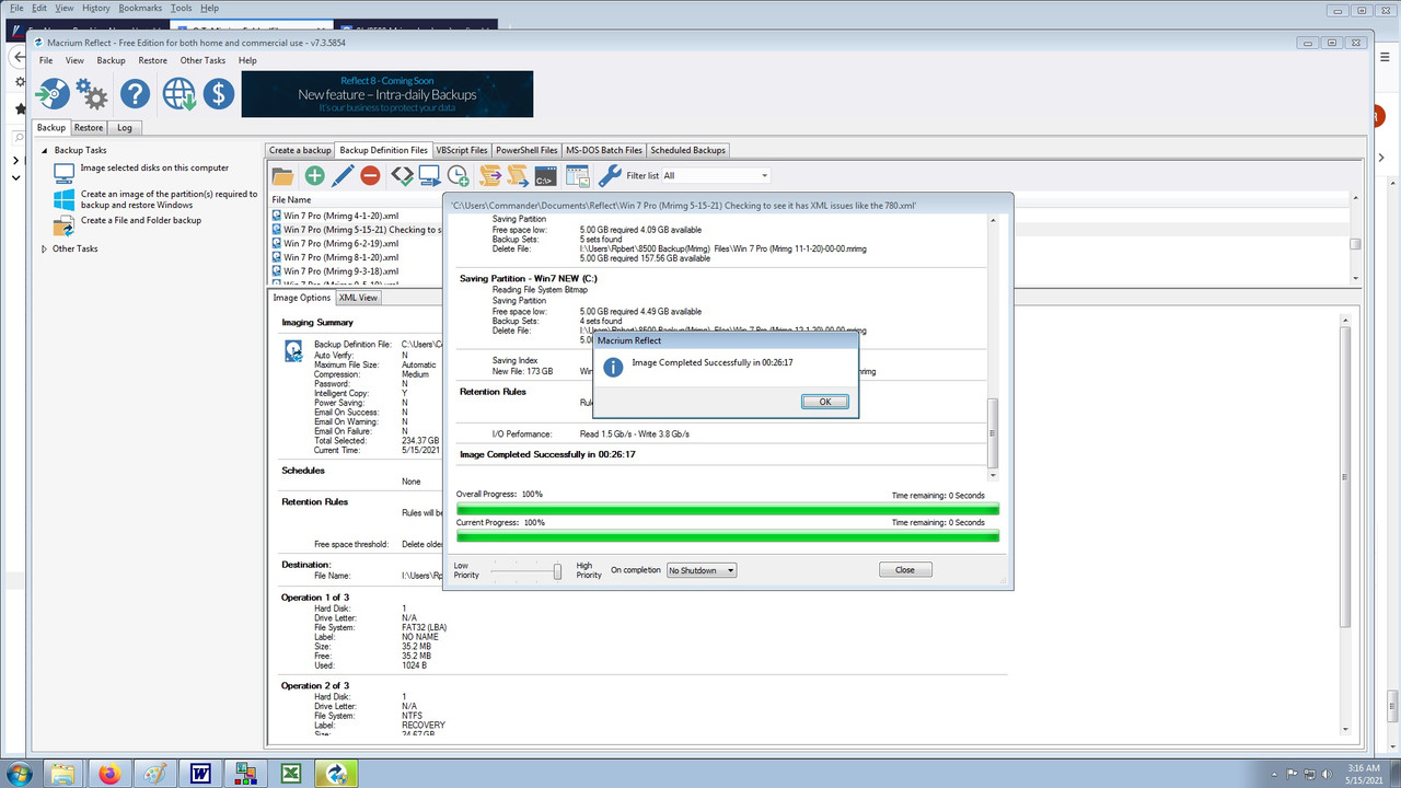 8c(8500 Mrimg backups)