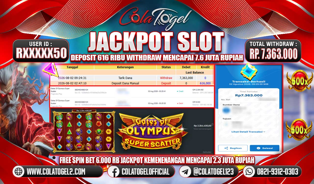 JACKPOT SLOT GACORR!!