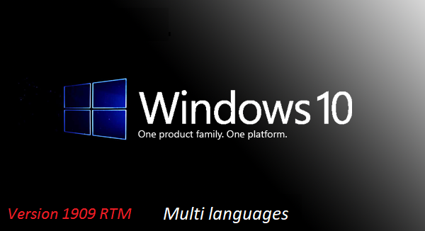Windows 10 Pro 3in1 v1909 Build 18363.476 OEM (x86/x64) November 2019