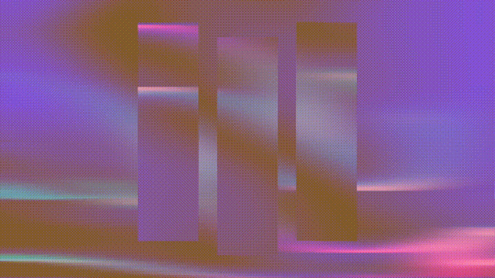Vibrant Holographic Video Loop for Churches