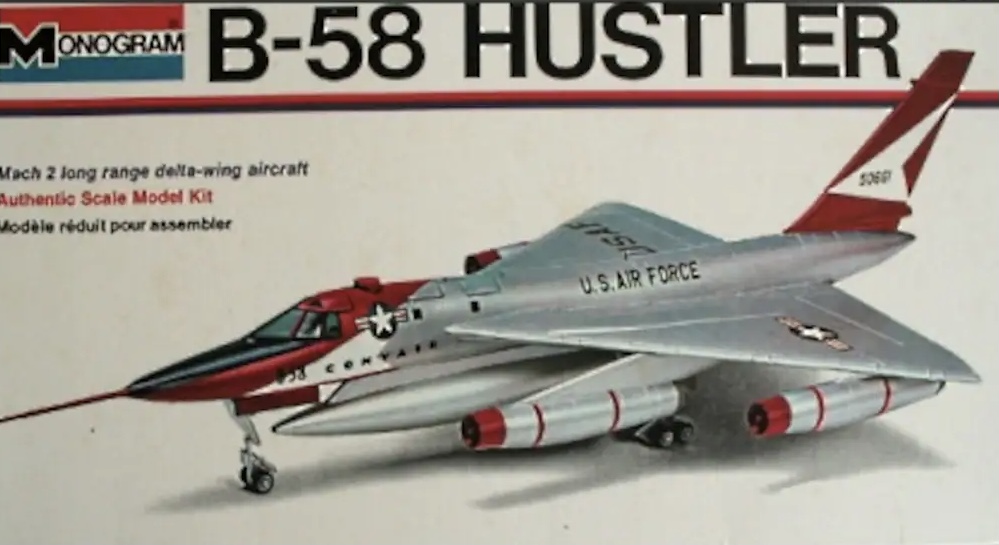 Monogram Mod 5813 Monogram B58 - first released 1958 - Revell-Monogram Classic Groupbuild ...