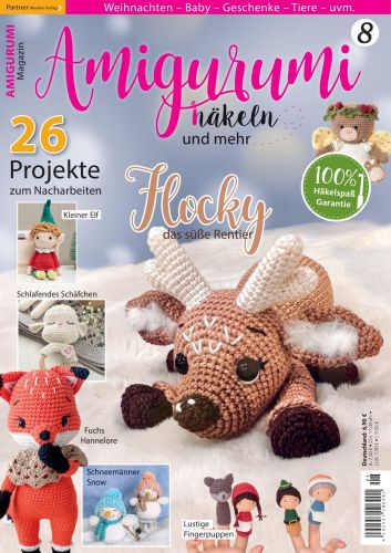 Cover: Amigurumi H&auml;keln Das Maschen Magazin No 08 2022