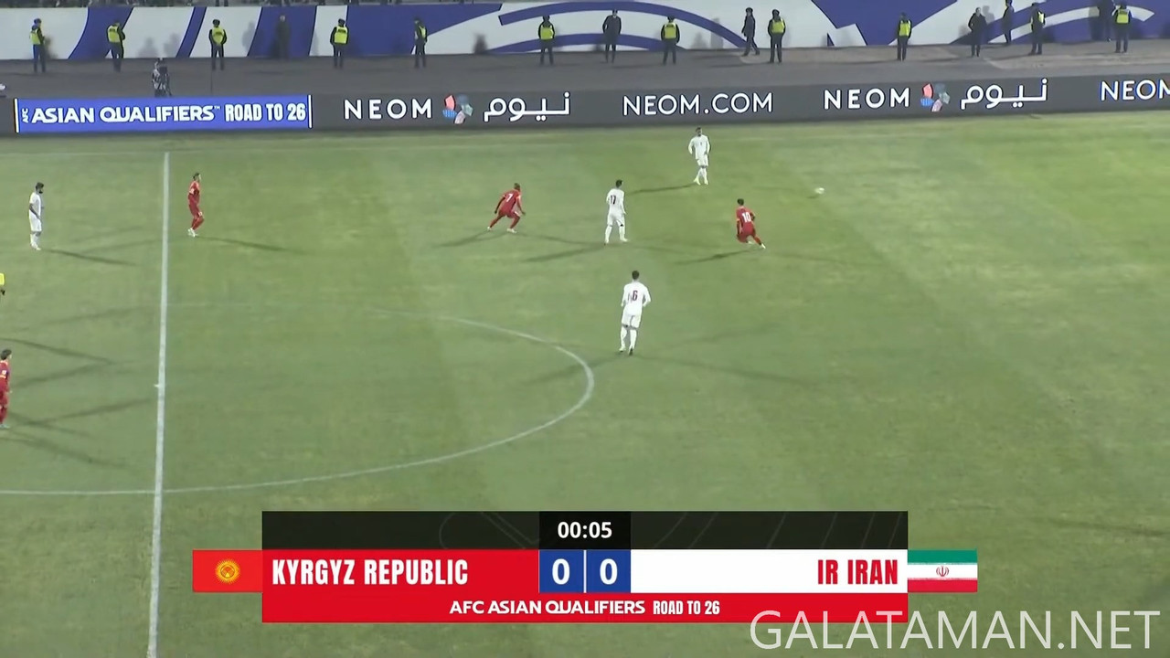Kyrgyz Republic vs. IR Iran ¦ Full Match ¦ AFC Asian Qualifiers™ Road to 26 (1080p_30fps_H264-128kbi
