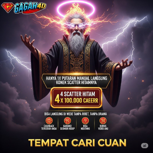 GAGAH4D : Situs Slot Gacor Server Pay4d Penghasil Scatter Hitam