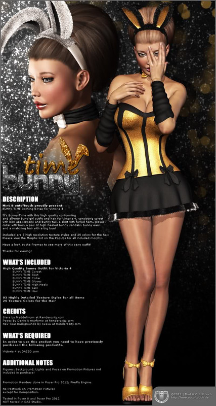 BUNNY TIME Clothing & Hair for Victoria 4