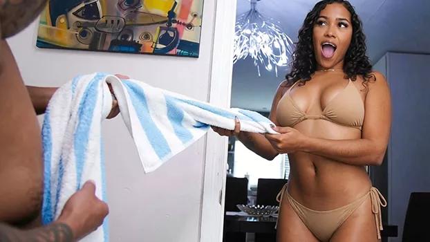 MyPervyFamily - Gizelle Gia - 2 Step-Siblings, 1 Towel