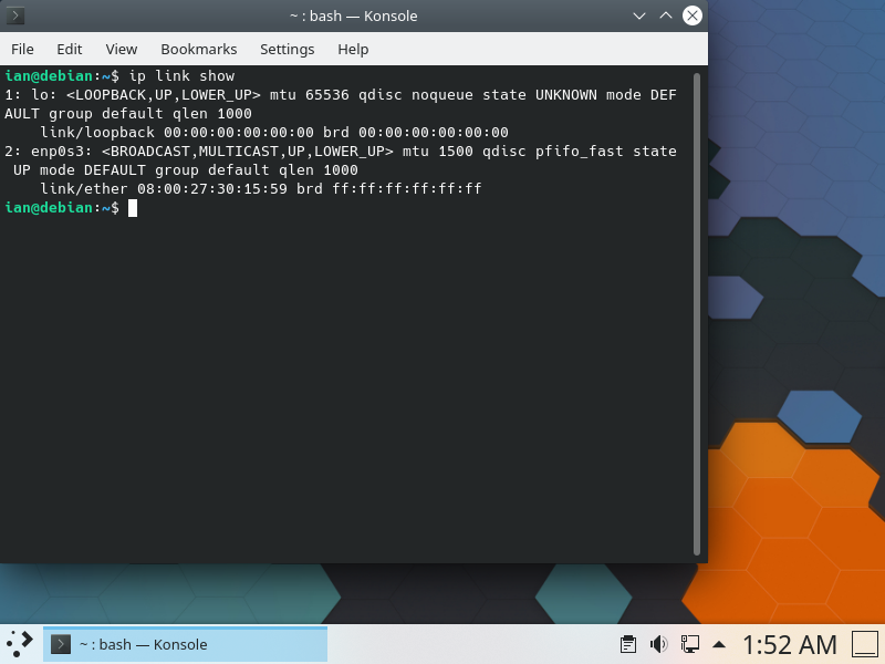 "No available connections" after minimal KDE installation r/debian