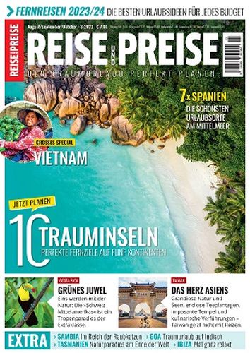 Cover: Reise und Preise Magazin No 03 August-Oktober 2023