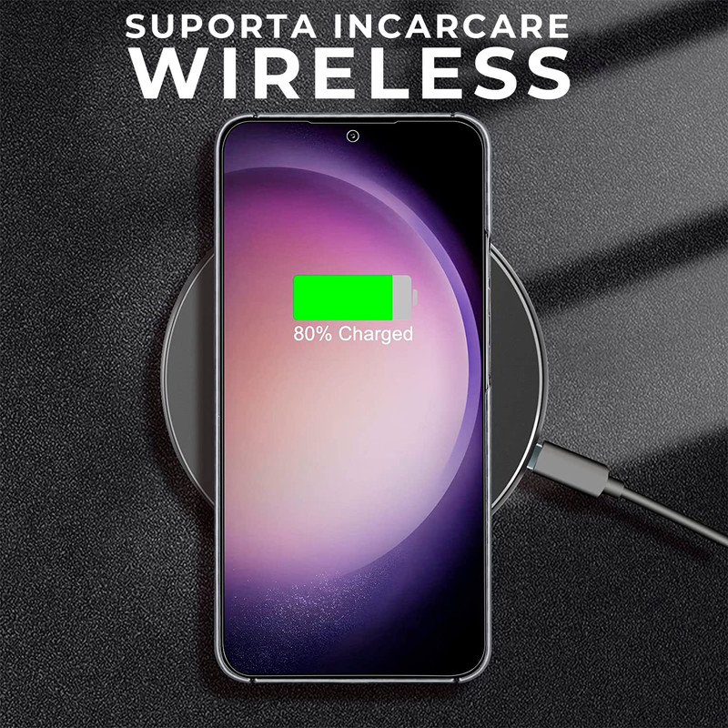 Husa Daden® din fibra de aramida/kevlar pentru Samsung S24, Protectie Antisoc, Camera Ultra Safe, Negru 8190 U3 P2 YQL AC SL1500