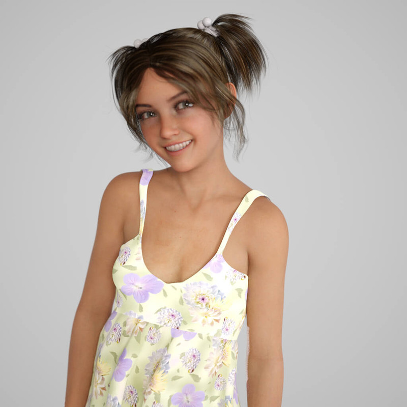 Millie Teen Character Morph for Genesis 8.1 Female